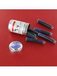 Cartouches d'encre J. Herbin® Bleu Myosotis Boite de 6