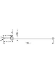 Recharge Roller Schmidt® (SRC 888) ceramic 0,7 mm pointe moyenne Noire.