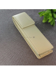 Etui Cuir Beige Cross® 2 Stylos