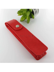 Etui à Stylo Cuir Oberthur® Lady Carmin (1 Stylo)