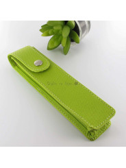 Etui à Stylo Cuir Oberthur® Lady Vert Pomme (1 Stylo)