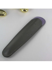 Petit Fourreau Cuir Recife® Mayfair Gris/Lilas  (1 Stylo)