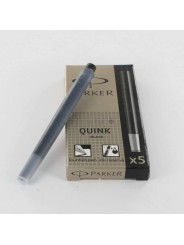 Cartouches Noires Parker Quink- Boite de 5