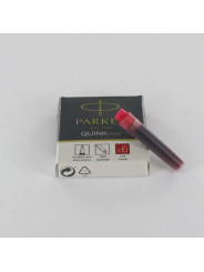Cartouches Rouges Parker Quink- Boite de 5
