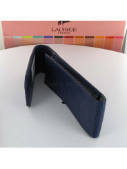 Etui Cuir Laurige® Marine 2 Stylos Aimanté