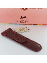 Etui Cuir Laurige® Marron 1 Stylo