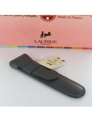 Etui Cuir Laurige® Gris 1 Stylo