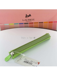 Etui-Trousse Cuir Laurige® Pistache