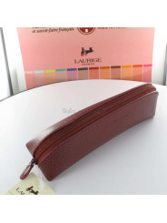 Trousse Cuir Laurige® Bordeaux