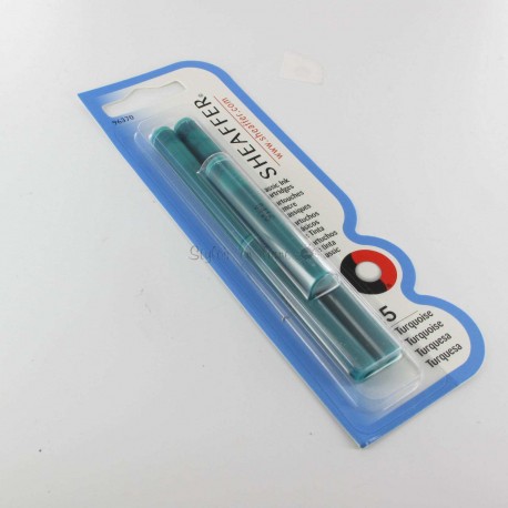 Cartouches Blister 5  recharges Sheaffer® Turquoise