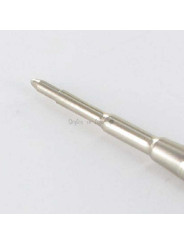 Pack de 2 Recharges BILLE BLEUE MOYENNE 0,7 mm (recharge générique/compatible) pour stylos MB.
