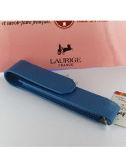 Etui Cuir Laurige® Turquoise 1 Stylo Aimanté