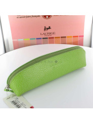 Trousse Cuir Laurige® Pistache