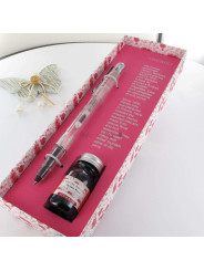 Coffret Stylo Roller et Encre Parfumée Herbin® Rouge