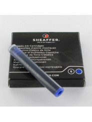 Cartouches bleues SHEAFFER - Boite de 6
