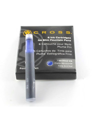 Cartouches d'encre Slim Cross® Bleue (étui de 6)