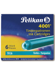 Cartouches Turquoise boite de 6 Pelikan® standard