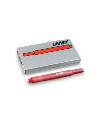 CARTOUCHE D'ENCRE ROUGE LAMY (T 10) Boite de 5.