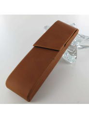 Etui à Stylo Nomade Camel Oberthur® 2 Stylos
