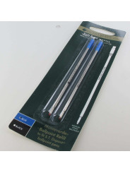 Recharge Bille à vis Monteverde® pour stylo ST Dupont® Bleue Moyenne