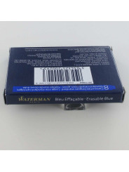 Cartouches Bleues Effaçables Longues boite de 8 Waterman®