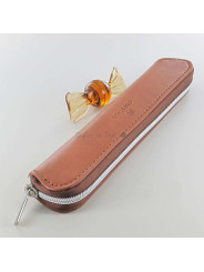 Etui/Trousse à Stylo Oberthur® Move Cognac