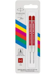 Lot de 2 Recharge Bille Rouge Moyenne Parker®