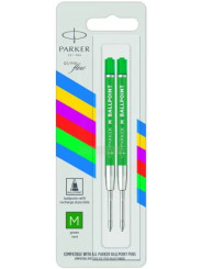 Lot de 2 Recharges Billes Vertes Moyenne Parker®