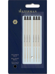 Blister de 6 Recharges Billes Noires Moyennes Waterman®