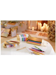 Stylo Bille Caran d'Ache® 849 "Colour Treasure" Arc-en-ciel Chaud