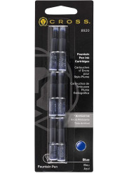 Cartouches Bleues Blister de 6 Cross®