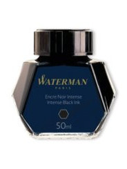 Flacon d'encre Waterman© Noir Intense 50ml