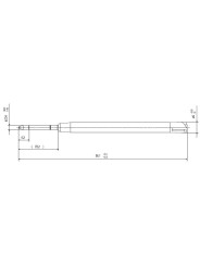 Recharge BILLE NOIRE (moyenne 1,0 mm) PARKER