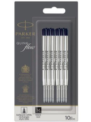 Lot de 10 Recharges Billes Noires Moyennes Parker®