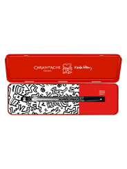 Stylo Bille Caran d'Ache® 849 KEITH HARING Noir - Édition Spéciale