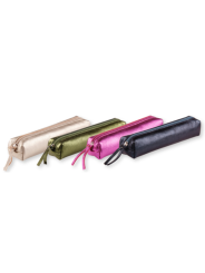 Trousse Clairefontaine Clim Cuir Irisé Framboise
