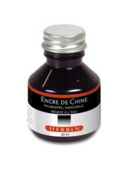 Flacon d'encre de Chine J.Herbin 50ml Noire
