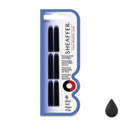 Cartouches Noires QUE POUR STYLO VFM Blister de 6 Sheaffer®
