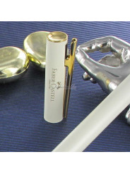Plume Moyenne Faber Castell® "NEO" Slim Marshmallow Doré