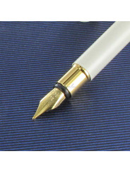 Plume Moyenne Faber Castell® "NEO" Slim Marshmallow Doré