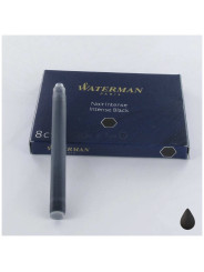 Cartouches Noires Longues boite de 8 Waterman®
