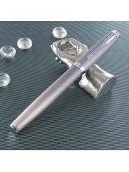 Stylo plume (F) Parker IM Writing Rituals, Gris dégradé et Chromé