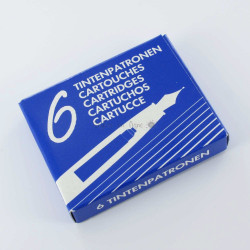 Cartouches Bleues effaçables standards  - Boite de 6