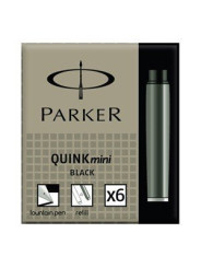 Cartouches petit format Noires Parker Quink- Boite de 5